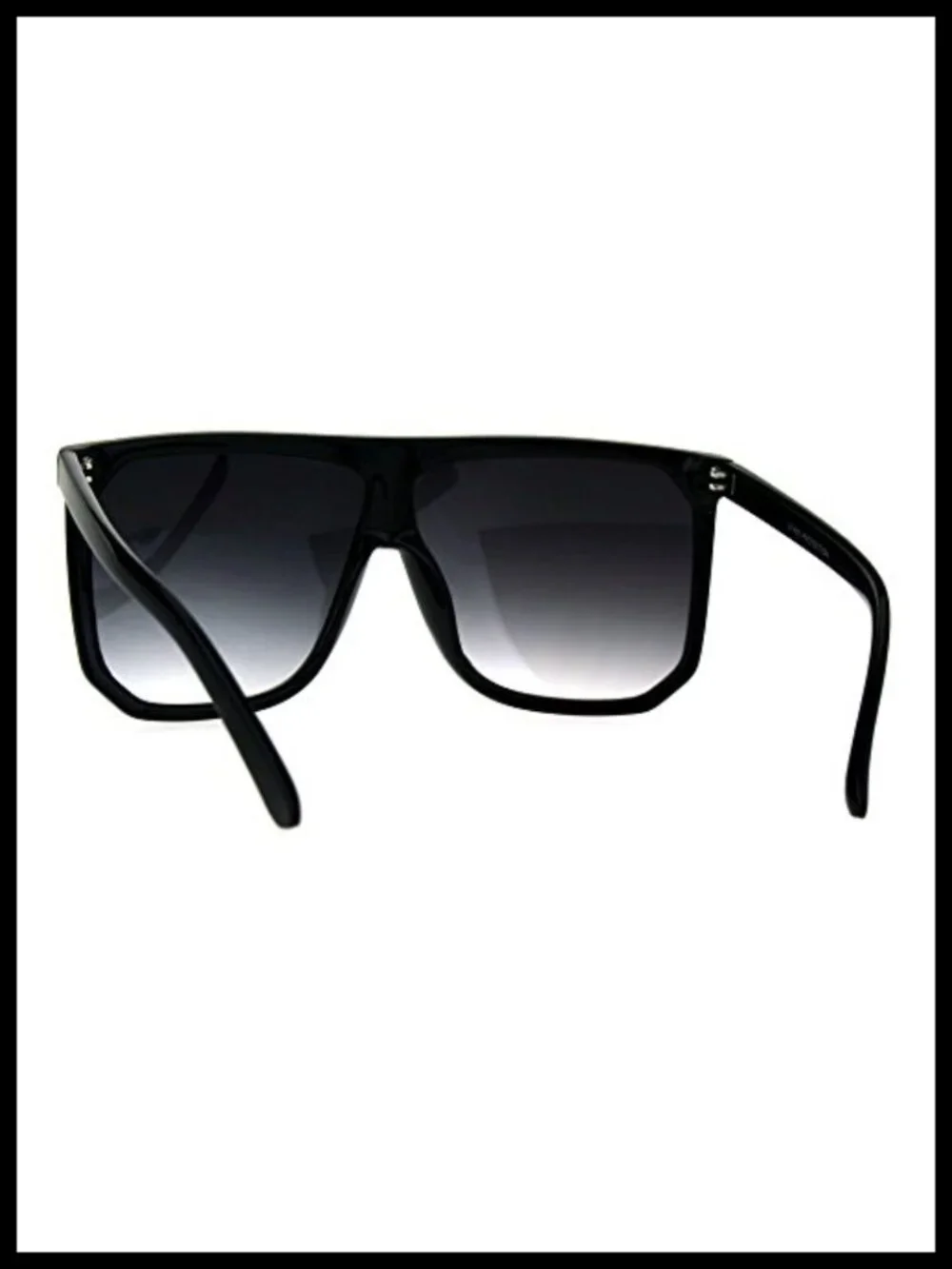 Oversized Square Sunglasses UV400 Unisex Flat Top